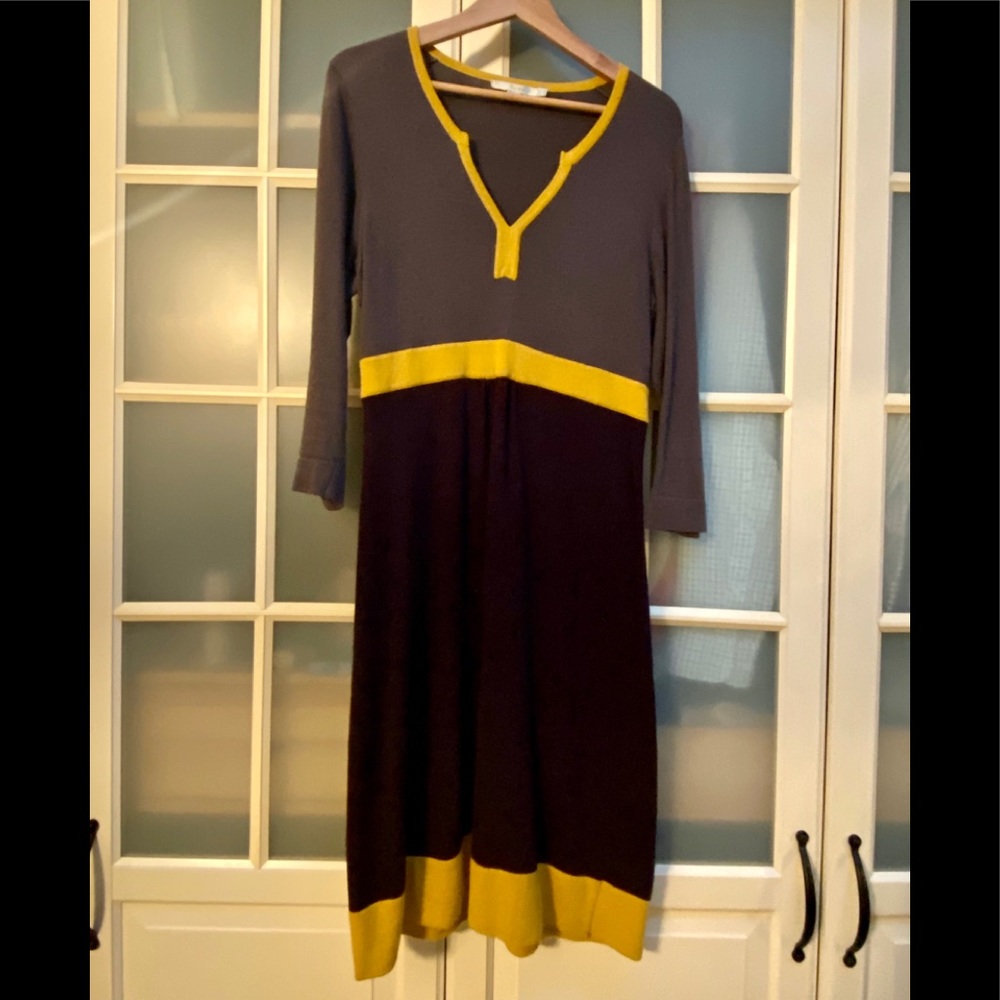 Boden color block sweater dress
